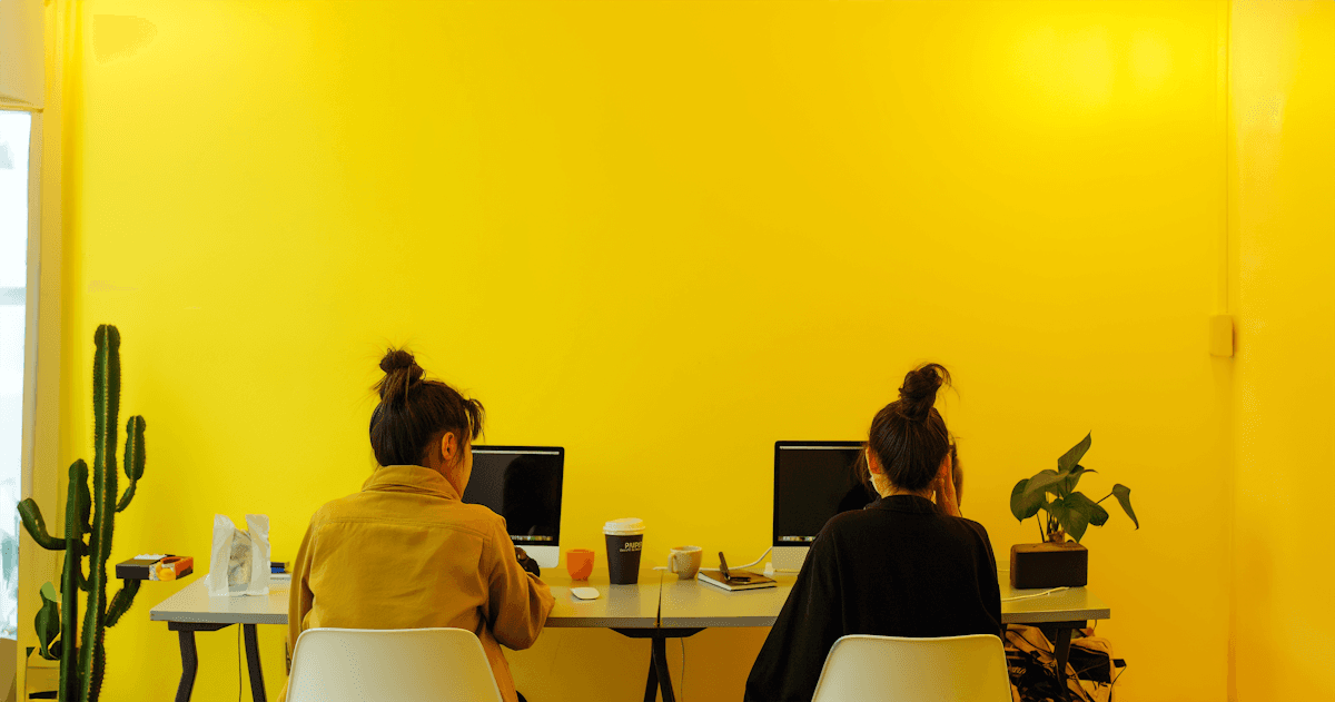 A workplace in Vilnius Old Town